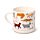 Porcelain Mug & Coaster Lid Set - Feline Fine Cats (New)