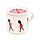 Porcelain Mug & Coaster Lid Set - London Souvenir London Guardsman