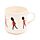 Porcelain Mug & Coaster Lid Set - London Souvenir London Guardsman