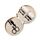 5 Piece Round Manicure Set - Jan Pashley Stag