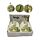 5 Piece Round Manicure Set - Tropical Frogs