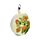 5 Piece Round Manicure Set - Tropical Frogs