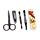 5 Piece Round Manicure Set - Tropical Frogs