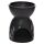 Decorative Ceramic Black and White Grass Design Oil & Wax Burner