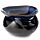 Abstract Design Squat Mottled Glaze Ceramic Oil Burner