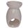 Simple Tear Drop Cut-Out White Ceramic Oil and Wax Burner