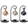 Hanging Teardrop Ceramic Oil Burner with Metal Stand