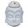 Ceramic Buddha Head Design Crackle Glazed Oil Burner