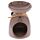Ceramic Oil Burner - Wooden Heart Motif