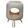 Ceramic Eden Oil Burner with Gold Feet