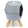 Ceramic Grey  Abstract Eden Oil Burner with Feet
