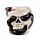 Ceramic Shaped Oil Burner - Coiled Snake and Skull