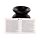 Ceramic Small Oil Burner - Eden Stone Effect Flower Cutout