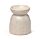 Ceramic Oil & Wax Burner - Eden Stone Effect Embossed Fern