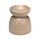 Ceramic Oil & Wax Burner - Eden Stone Effect Embossed Lotus