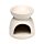 Ceramic Oil & Wax Burner - Eden Stone Effect Embossed Lotus