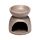 Ceramic Oil & Wax Burner - Eden Stone Effect Embossed Lotus
