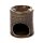 Ceramic Small Oil Burner - Eden Embossed Flower