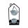 Hanging Porcelain Oil Burner - Eden House Shaped Stand