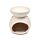 Porcelain Small Oil Burner - Eden Speckled Spiral