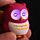LED Light & Sound Keyring - Pink & Blue Hooting Owl