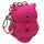 LED Light & Sound Keyring - Pink & Blue Hooting Owl