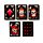 Standard Deck of Playing Cards - Skulls and Roses