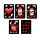 Standard Deck of Playing Cards - Skulls and Roses
