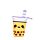 Canvas Pop Up Pencil Case - Foodiemals Boba the Bubble Tea