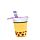 Canvas Pop Up Pencil Case - Foodiemals Boba the Bubble Tea