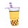 Canvas Pop Up Pencil Case - Foodiemals Boba the Bubble Tea