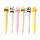 Fine Tip Pen with Topper - Foodiemals Cute Hamburger