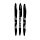 Recycled ABS 3 Piece Pen Set - Gothica