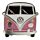Collectable Volkswagen VW T1 Camper Bus Pink Enamel Pin Badge