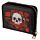 Small Zip Around Wallet - Skulls and Roses