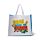 Volkswagen VW T1 Camper Bus Waves are Calling RPET Reusable Shopping Bag