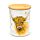 Recycled RPET Set of 2 Storage Jars S/M - Jan Pashley Highland Coo Cow