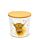 Recycled RPET Set of 2 Storage Jars S/M - Jan Pashley Highland Coo Cow