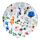 Recycled RPET Set of 4 Picnic Plates - Nectar Meadows