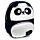 Adoramals Susu the Panda Plush Rucksack Backpack