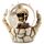 Fantasy Skeleton Hand and Skull Snow Globe