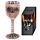 Decorative Gothic Skull and Spine Goblet