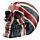 Novelty Union Jack Skull Ornament