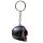 Novelty Keyring - Skulls and Roses Metallic Skull