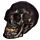 Gothic Iridescent Skull Ornament