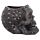 Tea Light Candle Holder - Silver Beaded Skull