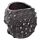 Tea Light Candle Holder - Silver Beaded Skull