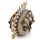 Fantasy Steampunk Skull Ornament - Bullet Mohican