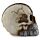 Fantasy Steampunk Skull Ornament - Half Robot Head