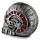 Fantasy Steampunk Skull Ornament - Half Robot Head